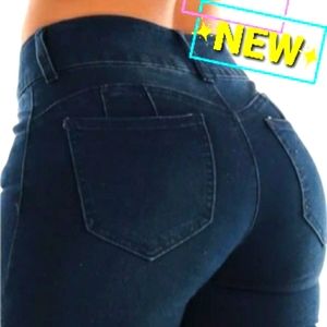 High Waisted Butt Lifting Levanta Cola Jeans